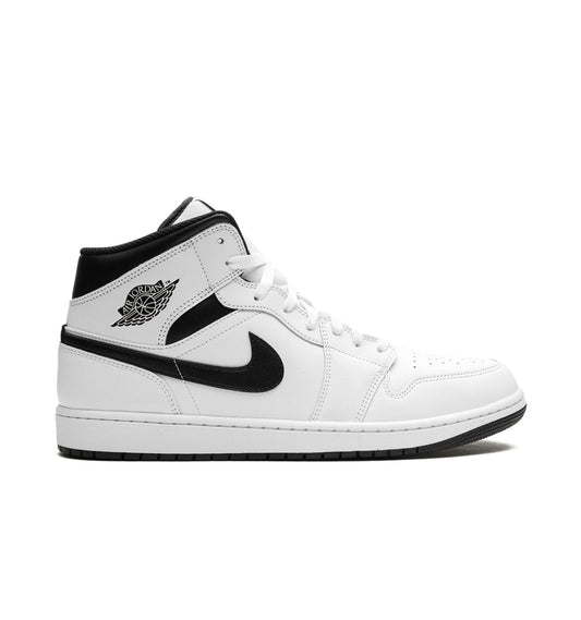 Jordan 1 Mid White Black