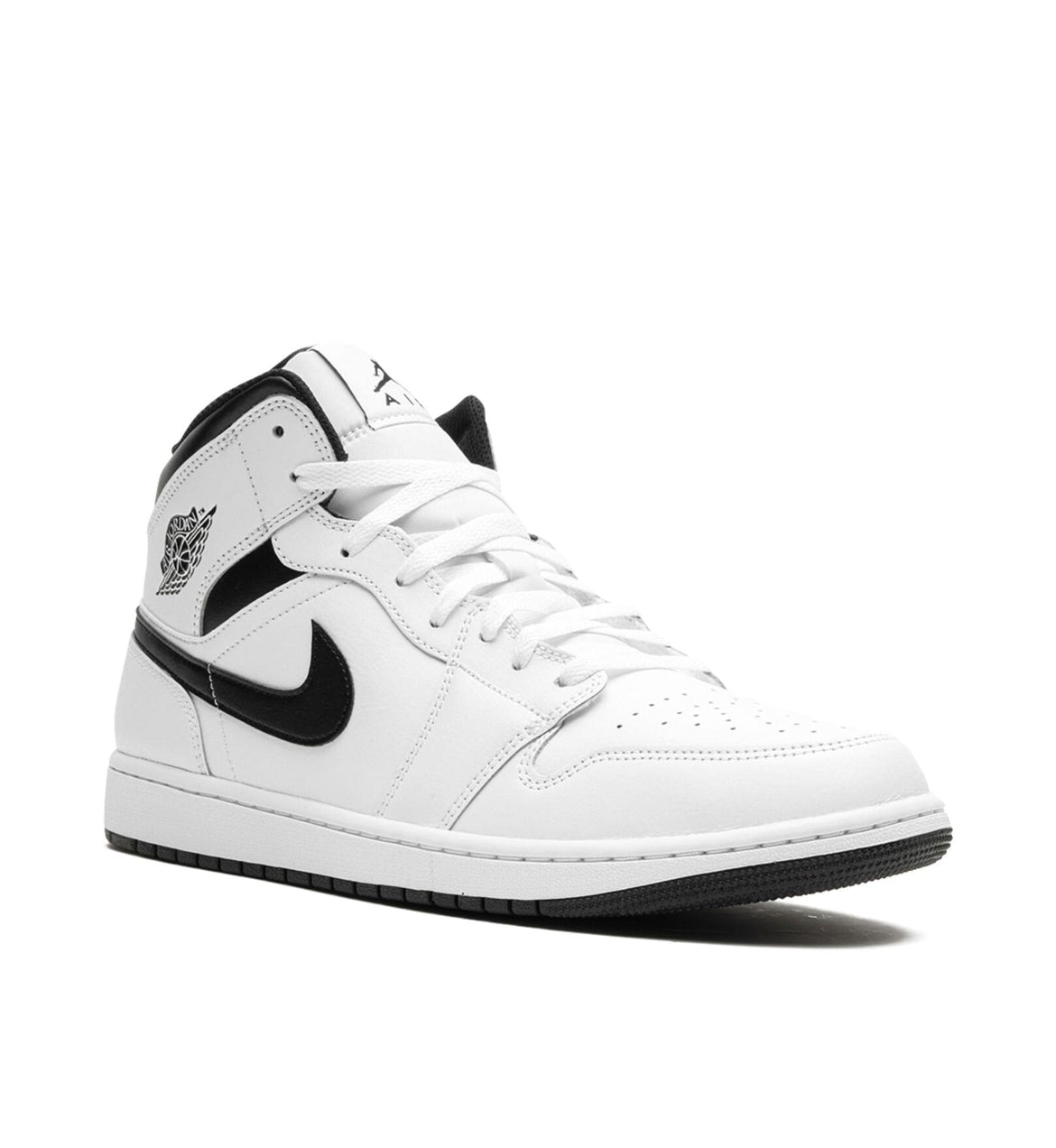 Jordan 1 Mid White Black