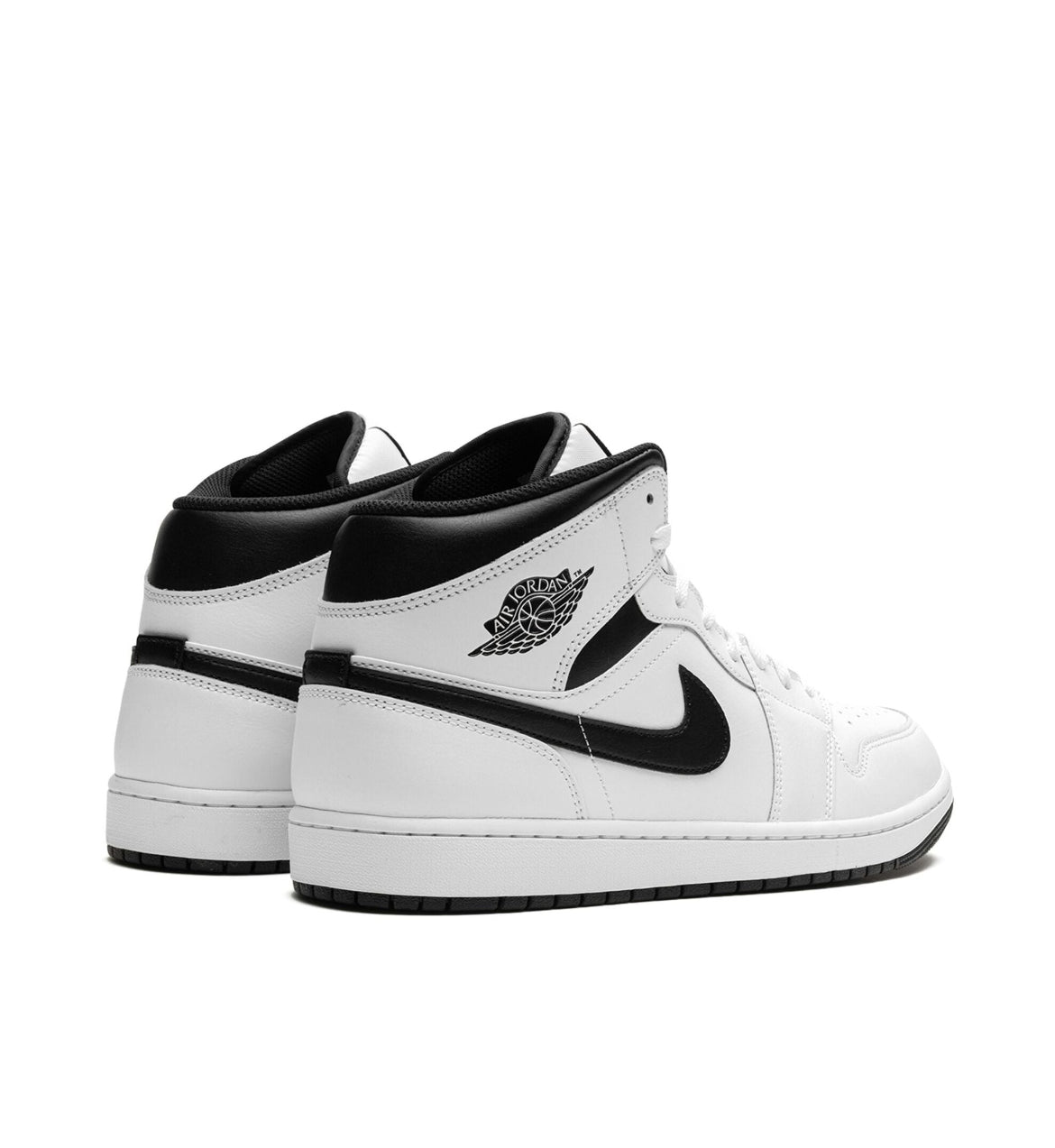 Jordan 1 Mid White Black